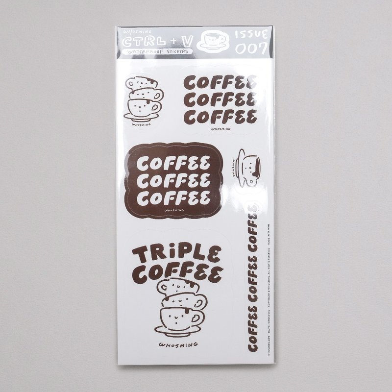 WHOSMiNG 贴纸 - ISSUE 007 - 贴纸 - 纸 白色