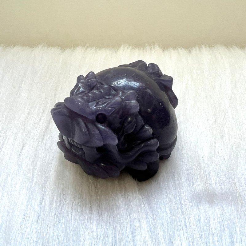 紫云母龙龟 | 水晶 | 水晶龙龟 | 水晶摆件 - 摆饰 - 水晶 紫色