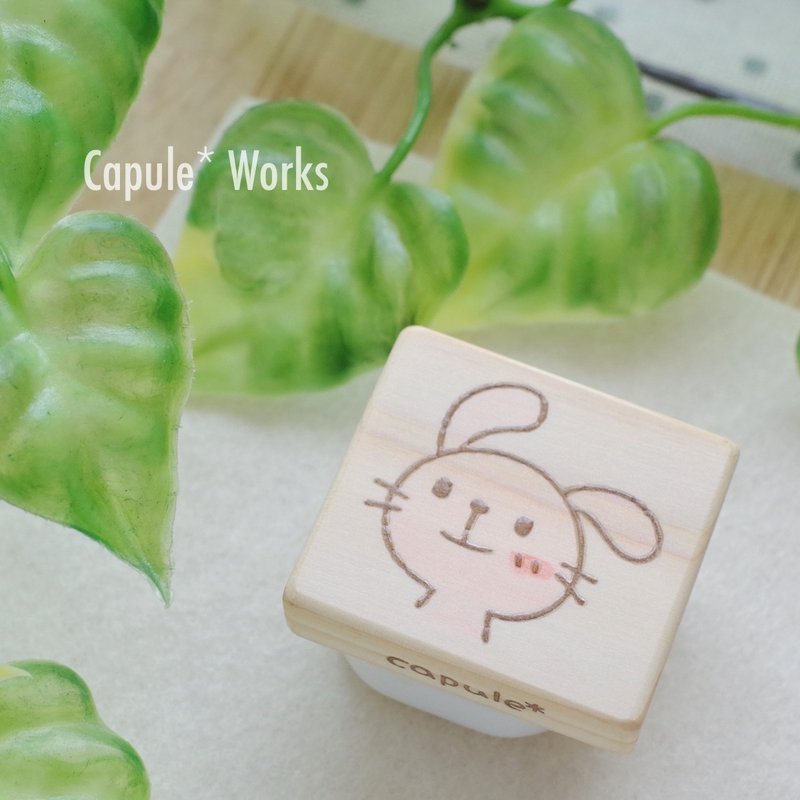 Rabbit's Hanko - 印章/印台 - 橡胶 多色
