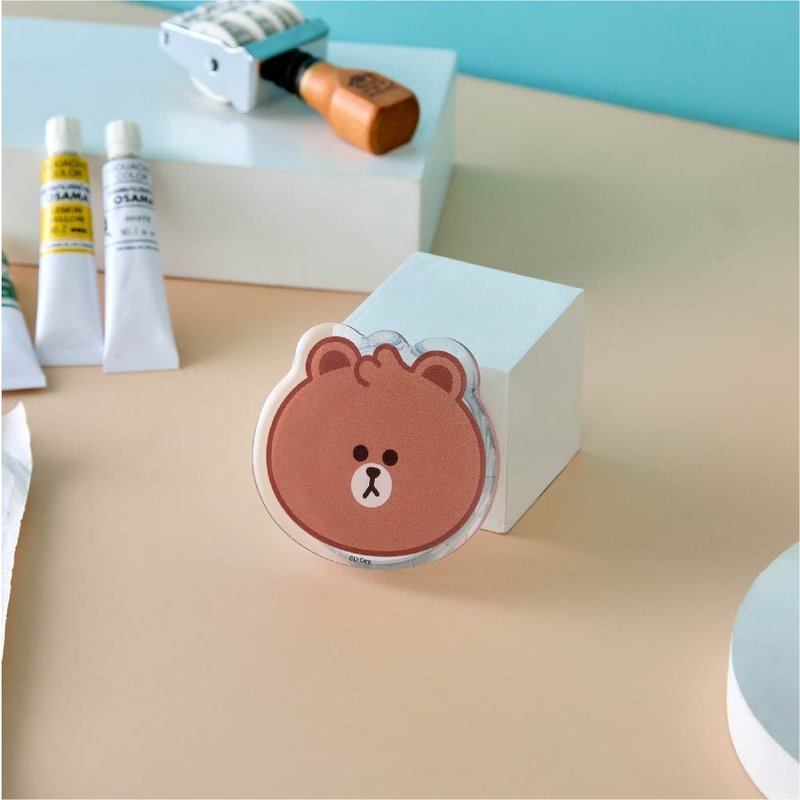LINE FRIENDS MINI-迷你熊大MagSafe气囊支架 - 手机壳/手机套 - 塑料 多色