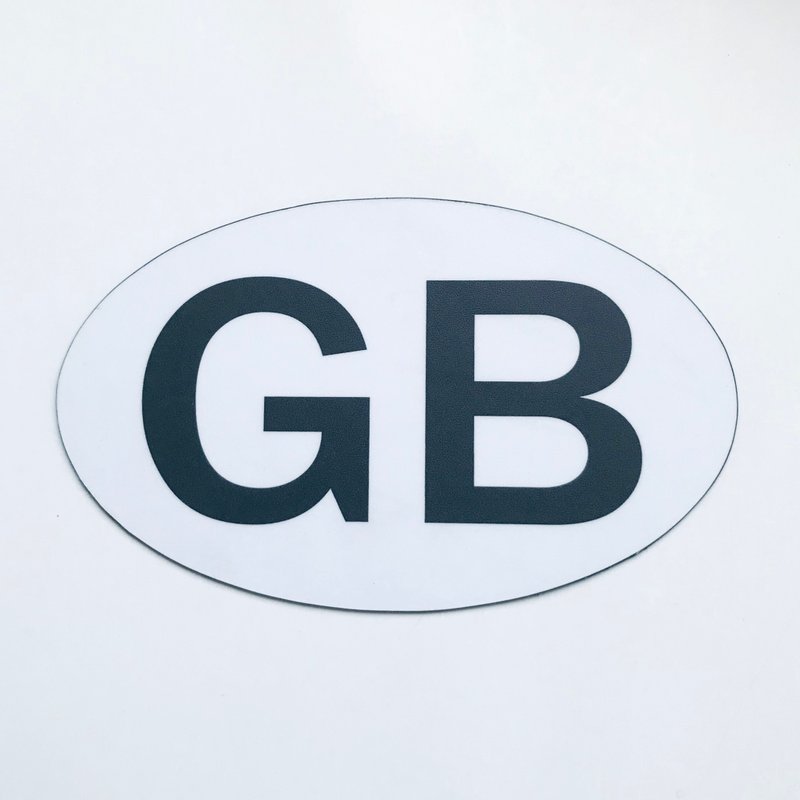 磁铁车贴- GB 迷你乐趣(无线框) | 独家设计Mini汽车60周年纪念系 - 冰箱贴/磁贴 - 其他材质 白色