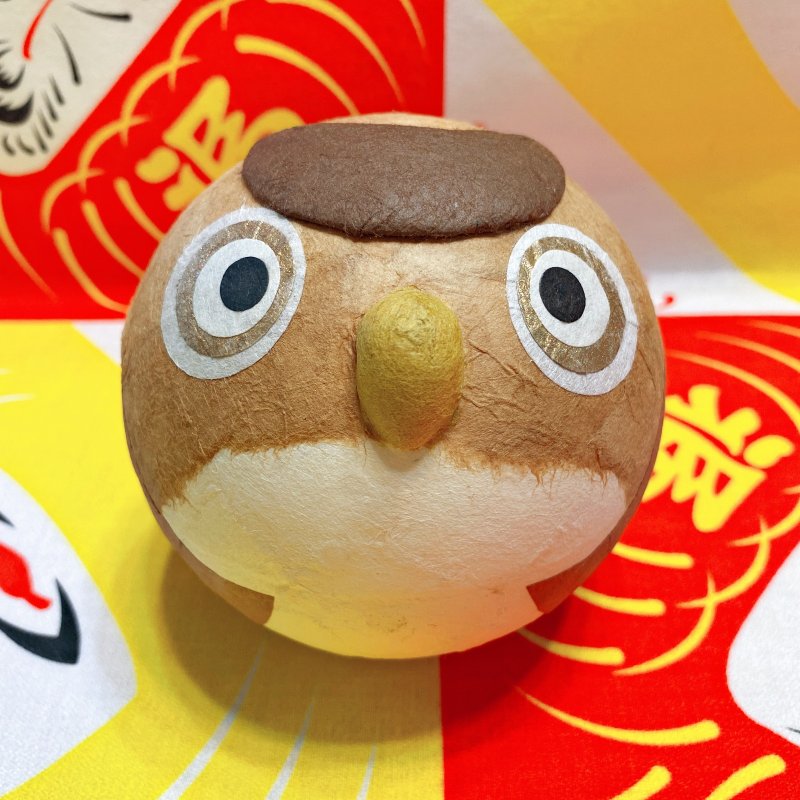 京都手作摆饰-摇铃不倒翁系列-猫头鹰 - 摆饰 - 其他材质 