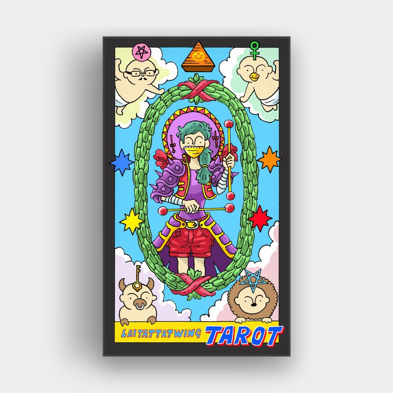 黎达达荣塔罗牌 LAITATTATWING TAROT / 作者 - 黎达达荣 - 卡片/明信片 - 纸 多色