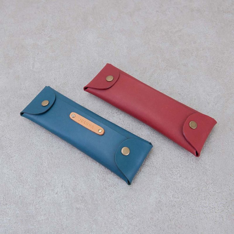 真皮笔袋 铅笔盒 皮套 礼物 皮革收纳  礼物 化妆包 文具 - 铅笔盒/笔袋 - 真皮 多色