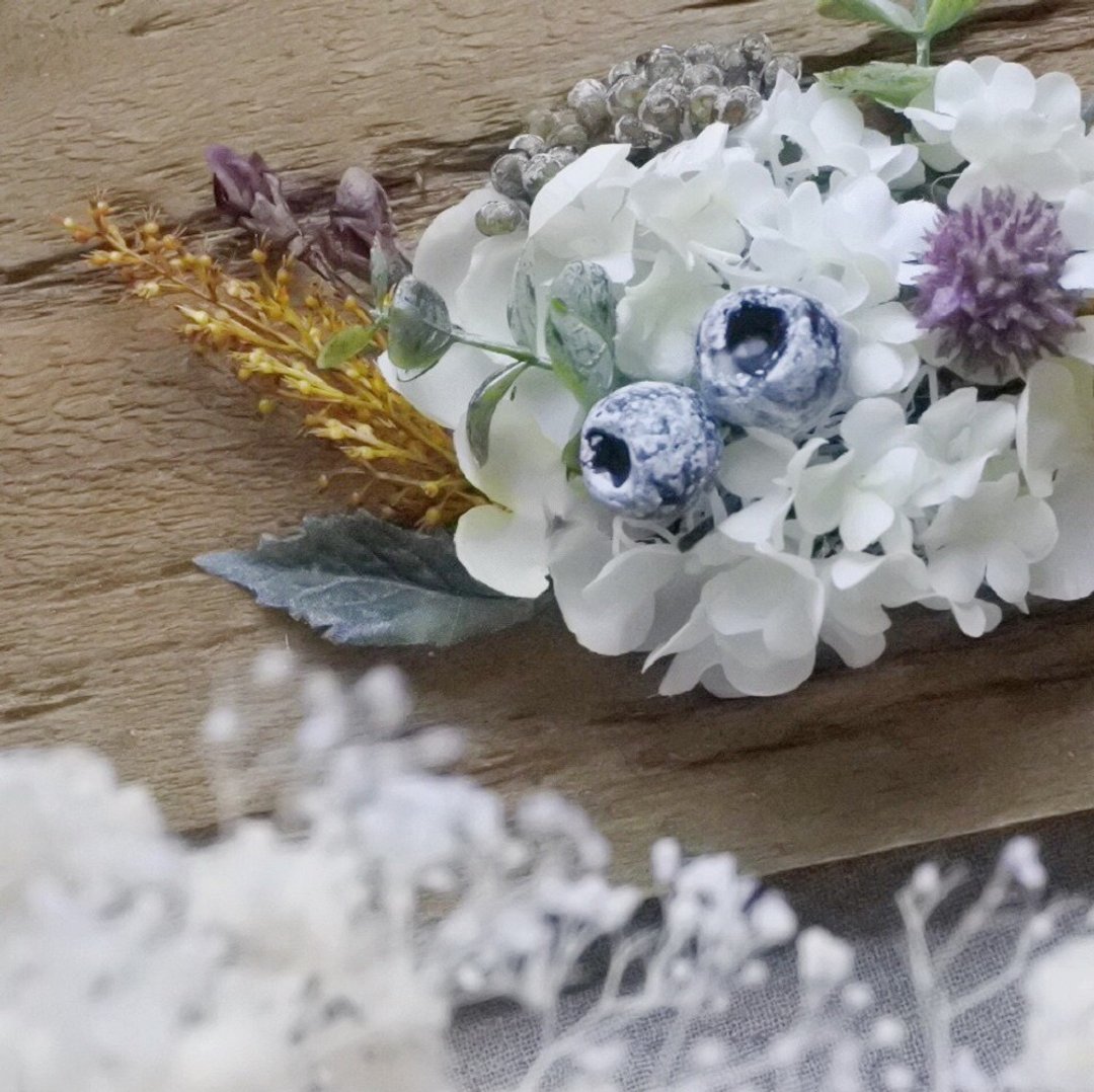 Dried flower style headdress - 发饰 - 植物．花 多色