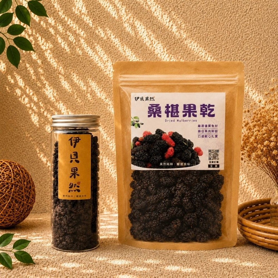 【伊贝果然】水果干系列 - 桑椹果干 - 水果干 - 防水材质 