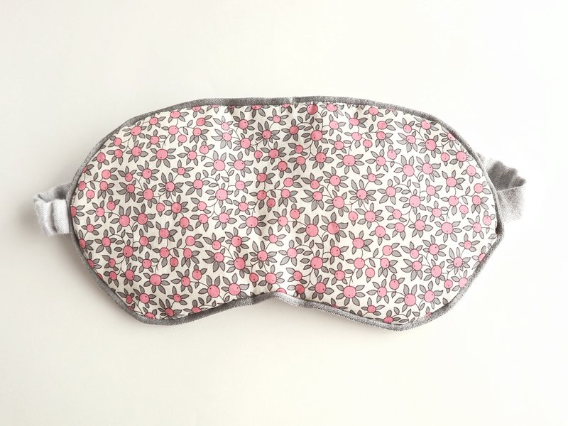 Liberty (light pink fruit) eye mask - 眼罩 - 棉 粉红色