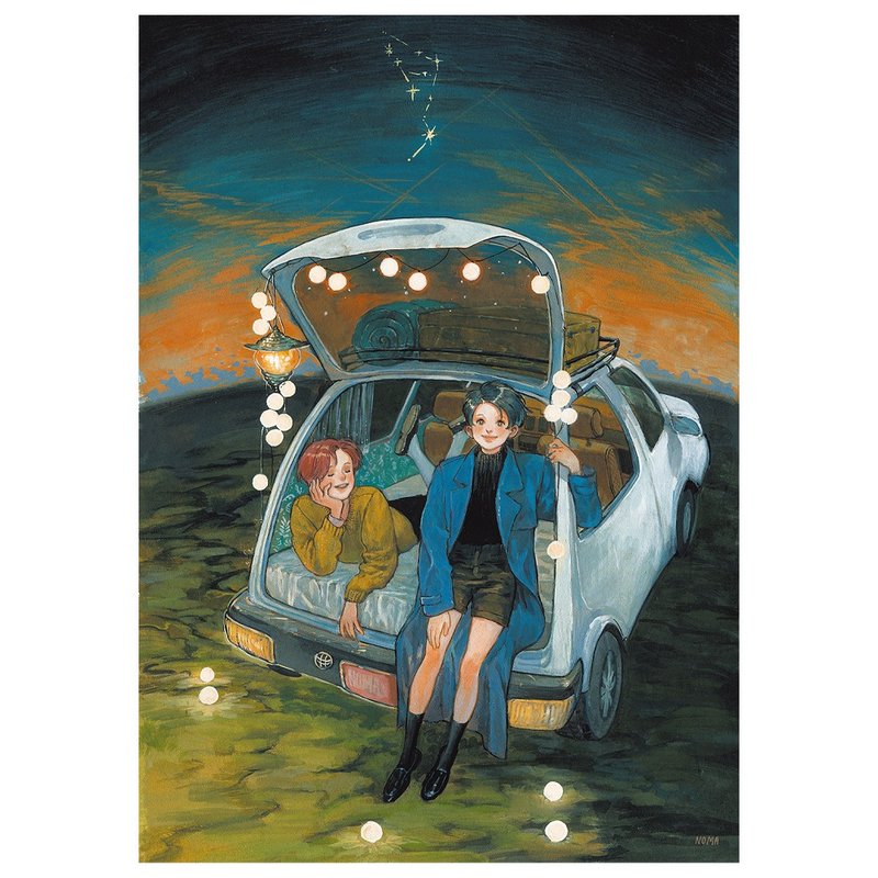 那些日子|诺玛 |韩国插画艺术纸海报A4|水彩 - 海报/装饰画/版画 - 纸 