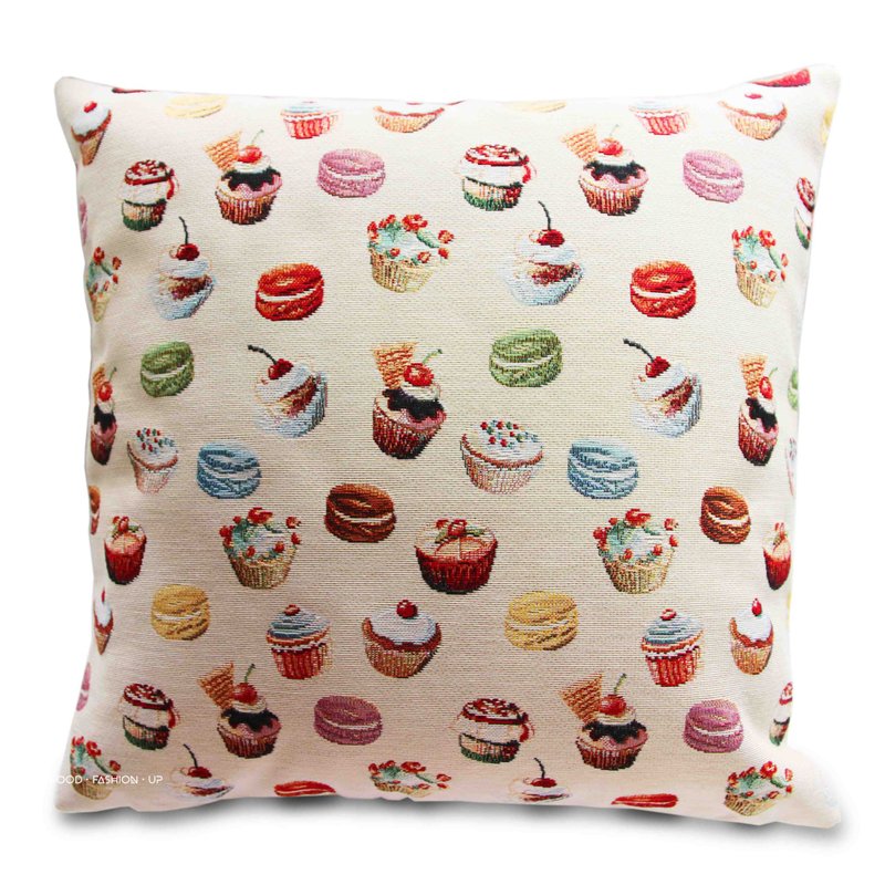 欧洲皇家缇花抱枕 限量1个 迷你杯子蛋糕 梦幻气息 奢华又时尚感 - 枕头/抱枕 - 棉．麻 