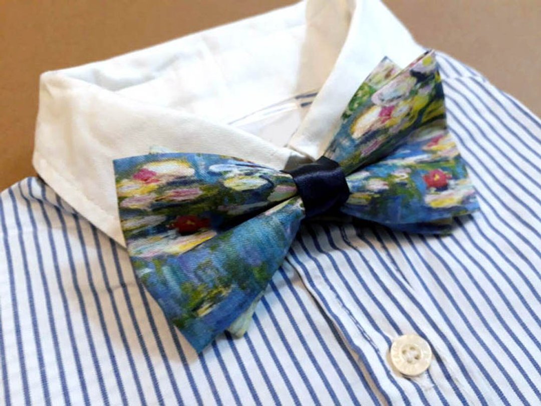 印象的睡莲 领结 Bow ties - 领结/领巾 - 棉．麻 
