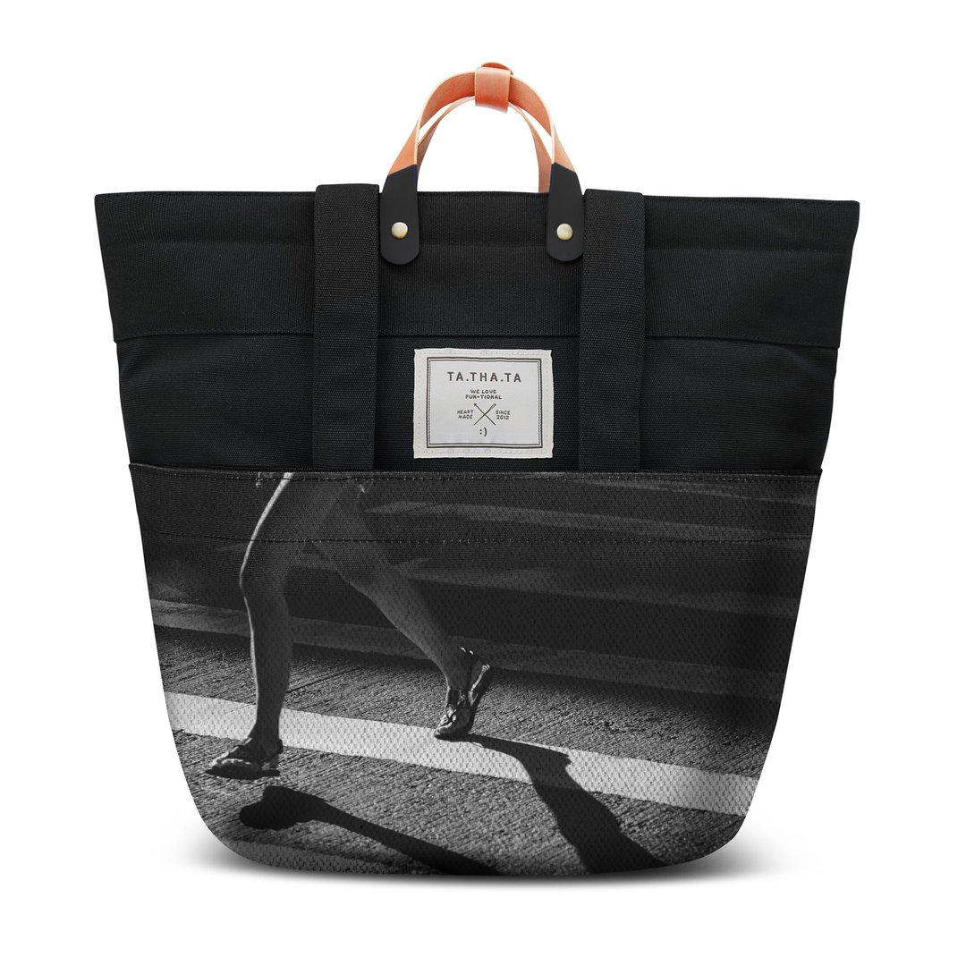 Limited Swift Life backpack - 后背包/双肩包 - 棉．麻 黑色