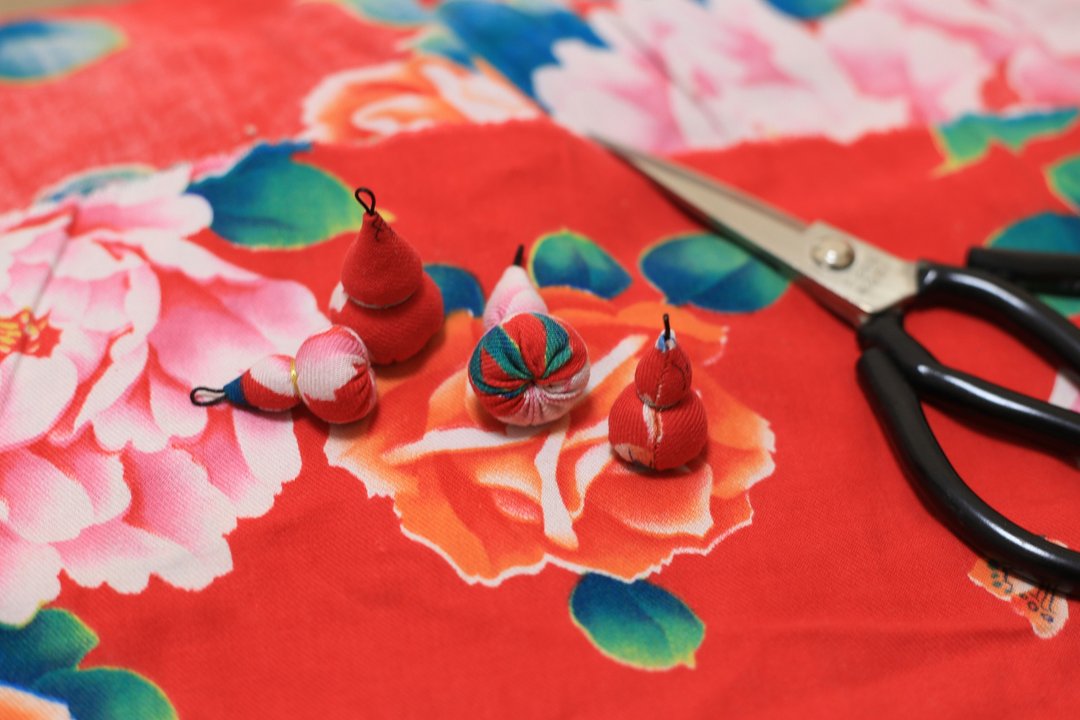 壹染指香包 | 小葫芦 红 | 长短绳 DIY随心搭配 - 金工/饰品 - 棉 