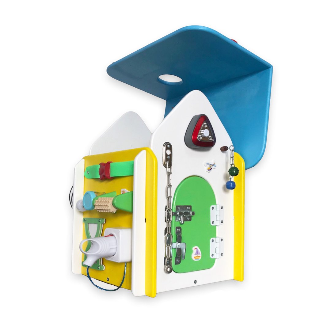Personalized Busy Board House for toddler is best educational toy and gift - 玩具/玩偶 - 木头 多色