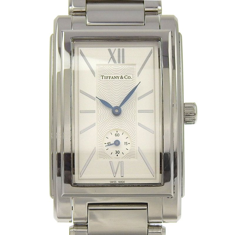 [日本直效邮件] Tiffany & Co. Grand Watch Small Second Z0030.13.10A21A00A SS 石英男款 [二手] - 女表 - 不锈钢 银色
