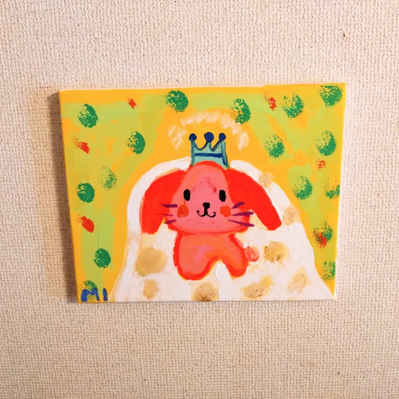 画一只戴着婚纱的独一无二的兔子 - 海报/装饰画/版画 - 其他材质 