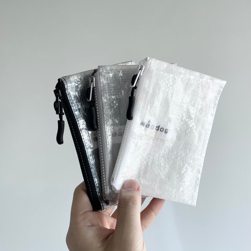 [2TONE 迷你钱包] 3 保存超轻防水聚乙烯迷你钱包 - 皮夹/钱包 - 其他人造纤维 透明