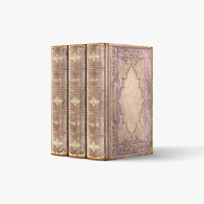 fake book boxes / HOLBEIN I -WHITE-A【S / 3 books】| 3D papercrafts, PDF templates - 图文模板设计 - 其他材质 