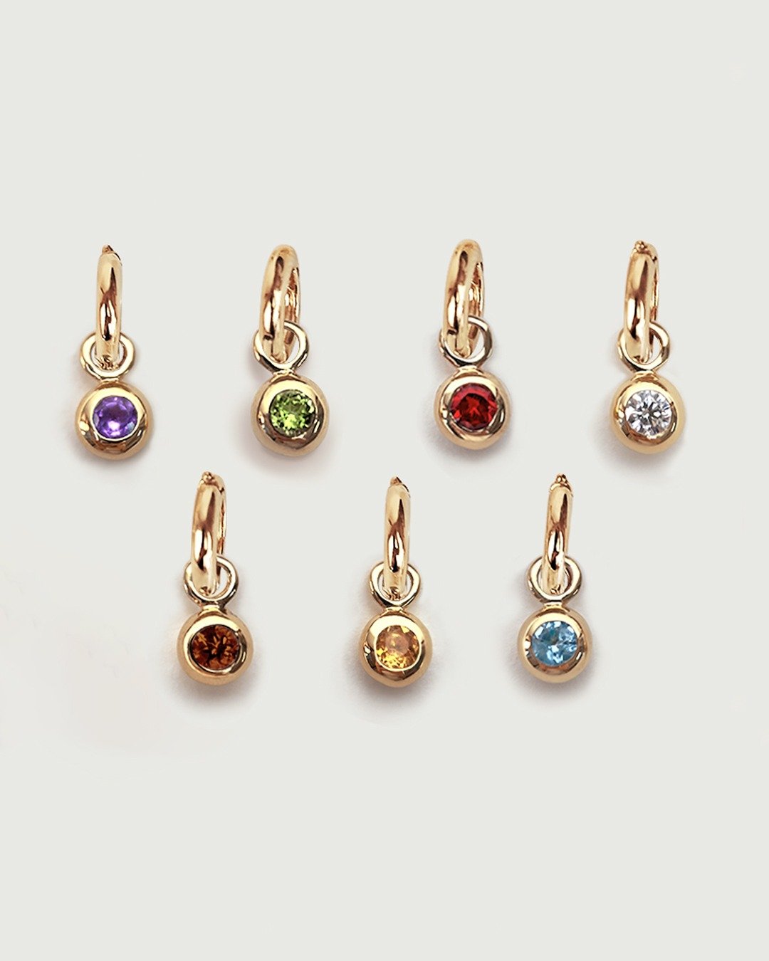 【雙 11 限定】 Heritage of Charms : Gems Charms - 项链 - 纯银 金色