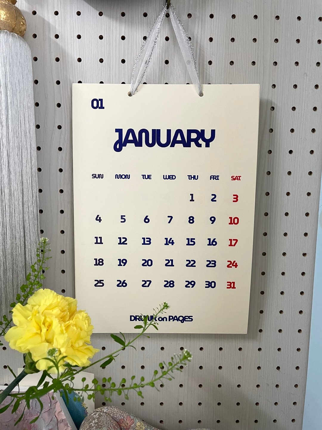 Riso Calendar 2026 (A4) - 年历/台历 - 纸 多色