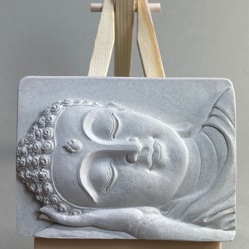 清水模软装设计 佛像摆饰(十) 香氛摆件 水泥软装 附木架 - 香薰/精油/线香 - 水泥 透明