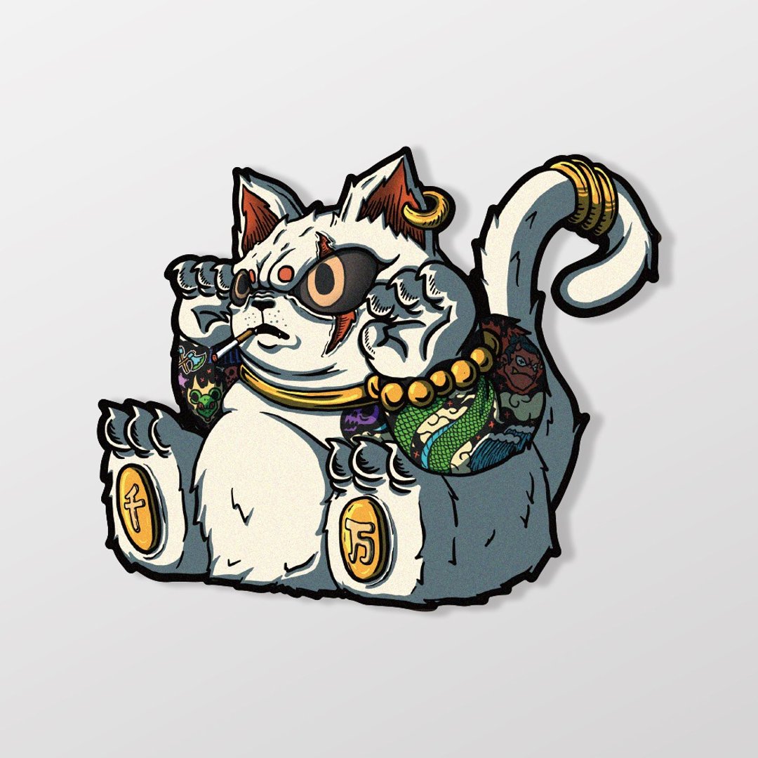 在地猫仔/Super_TW/车贴、贴纸、软磁 SunBrother孙氏兄弟 - 贴纸 - 防水材质 