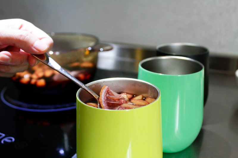 交换礼物-野餐胖胖保温杯╳热红酒香料礼盒 季节限定 - 咖啡杯/马克杯 - 其他金属 多色