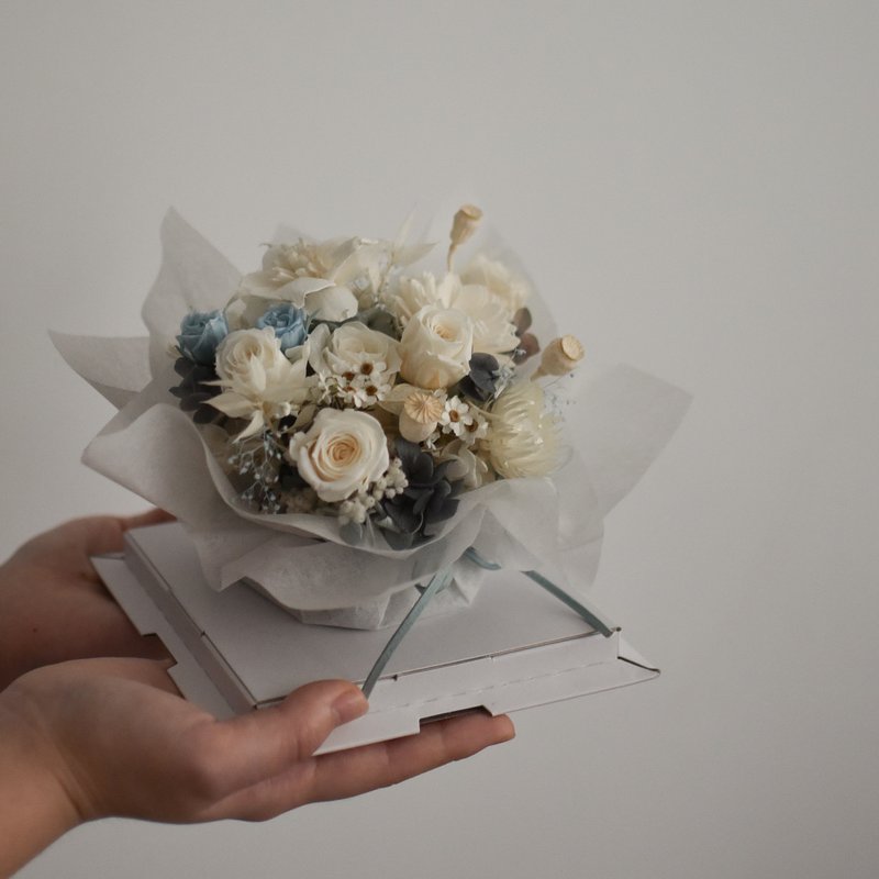 /蛋糕花礼/蛋糕花 生日 送礼 干燥花 玫瑰花 毕业 求婚 教师节 - 干燥花/捧花 - 植物．花 多色
