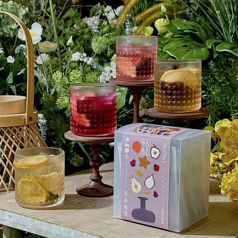 【果岛栽香】四韵综合果干茶 8入/组 - 茶 - 其他材质 白色