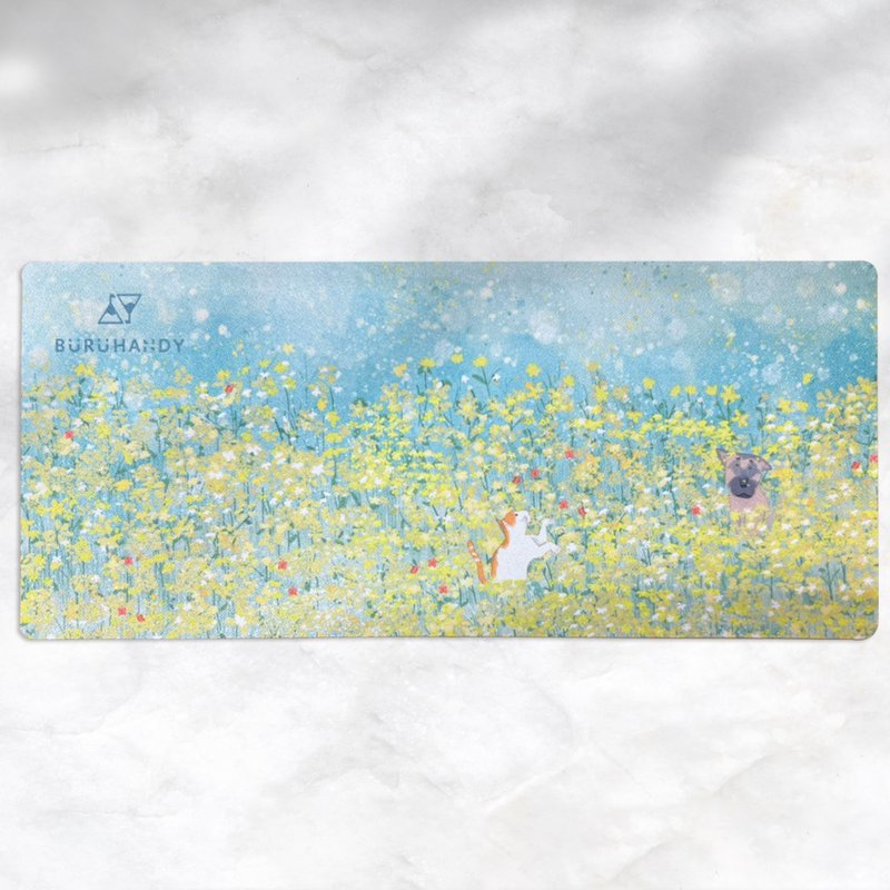 布噜得-春季花田笔电防尘擦拭布(29.7x13cm)/键盘布/防尘布 - 数码小物 - 聚酯纤维 