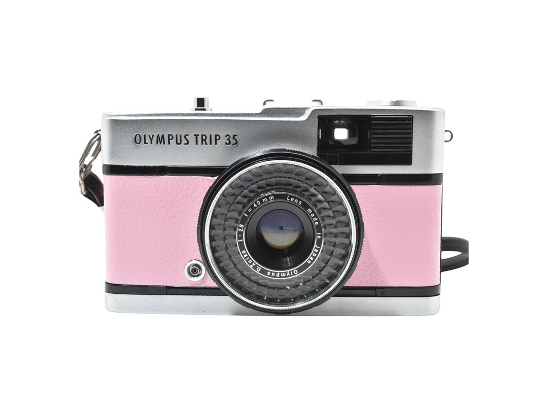 Olympus Trip 35 粉色 翻新整备 复古 35mm 胶片相机 日本制造 - 相机 - 其他金属 粉红色