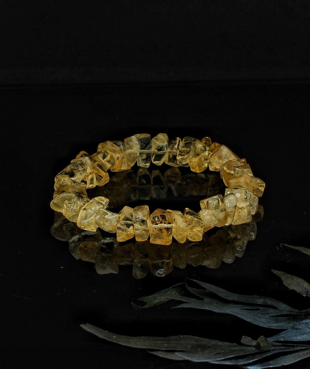 不定型原石黄水晶手链-3 ( Raw Citrine Bracelet ) - 手链/手环 - 水晶 