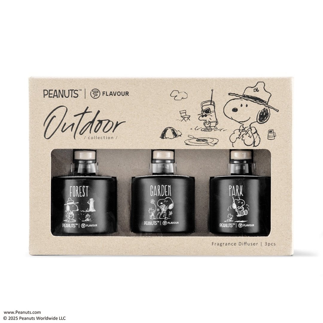 【FLAVOUR】OUTDOOR | 香氛扩香礼盒组 | PEANUTS 联名款 - 香薰/精油/线香 - 其他材质 
