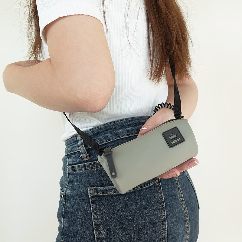 【新年福袋】- 素色圆筒零钱包福袋组 - 零钱包 - 人造皮革 灰色