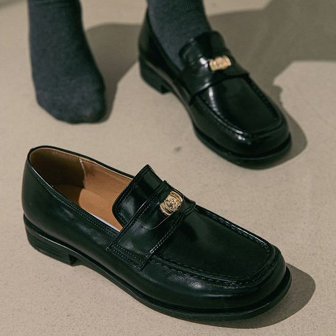 PRE-ORDER 韩国人手制 MACMOC Solid 樂福鞋 BLACK - 女款牛津鞋/乐福鞋 - 其他材质 白色