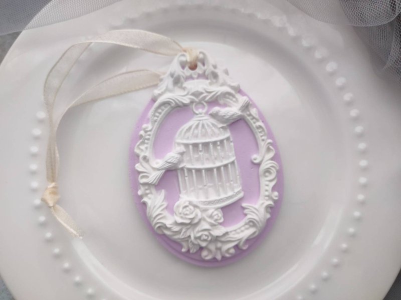 鸟语花香扩香砖 - 香薰/精油/线香 - 其他材质 多色