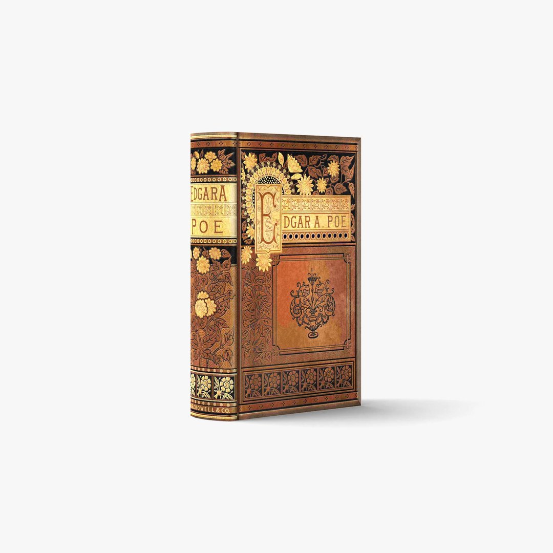 fake book box / POEMS I-EDGAR A. POE-A【XS / 1 book】| 3D papercraft, PDF template - 图文模板设计 - 其他材质 