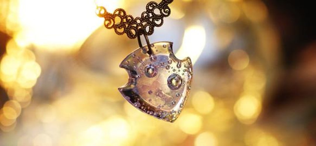 [Made to order] Lavender ~ The world of water ~ - 项链 - 其他金属 