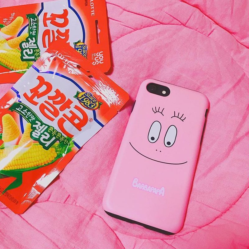 女孩寓所 :: wiggle-wiggle x iphone 5S/SE/6/7/7plus 泡泡先生手机硬壳 - 手机壳/手机套 - 塑料 粉红色