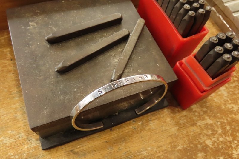 文化币金工手作课程 纯银手环 基本款 - 金工/饰品 - 纯银 