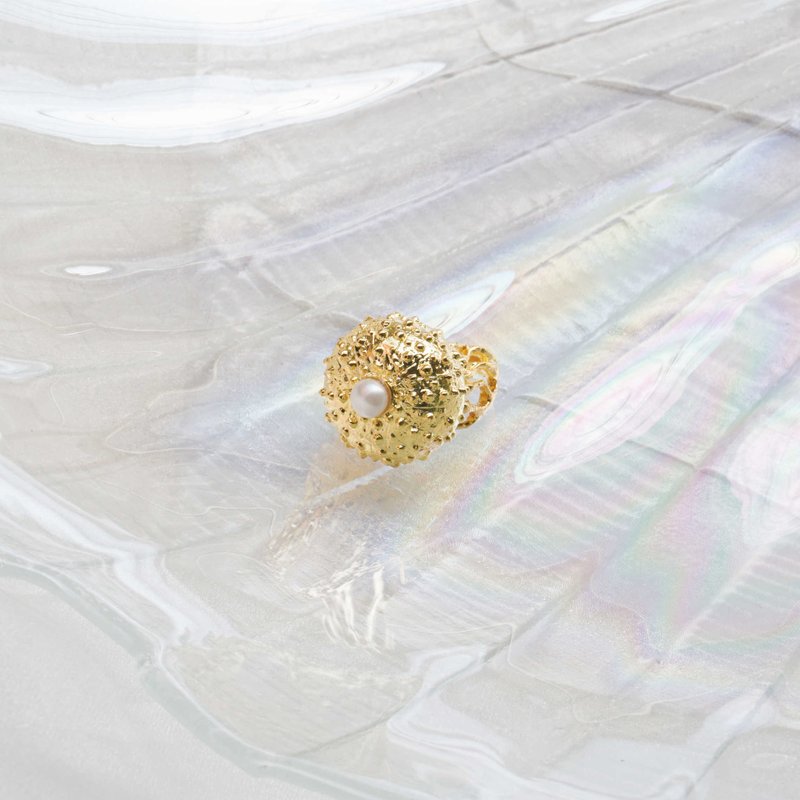 Sea urchin ring - 戒指 - 铜/黄铜 