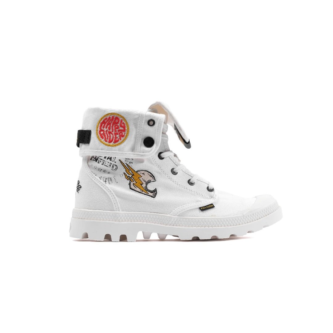 PALLADIUM 皇家恩菲尔德联名反折高筒军靴 74318 - 女款休闲鞋 - 其他材质 多色