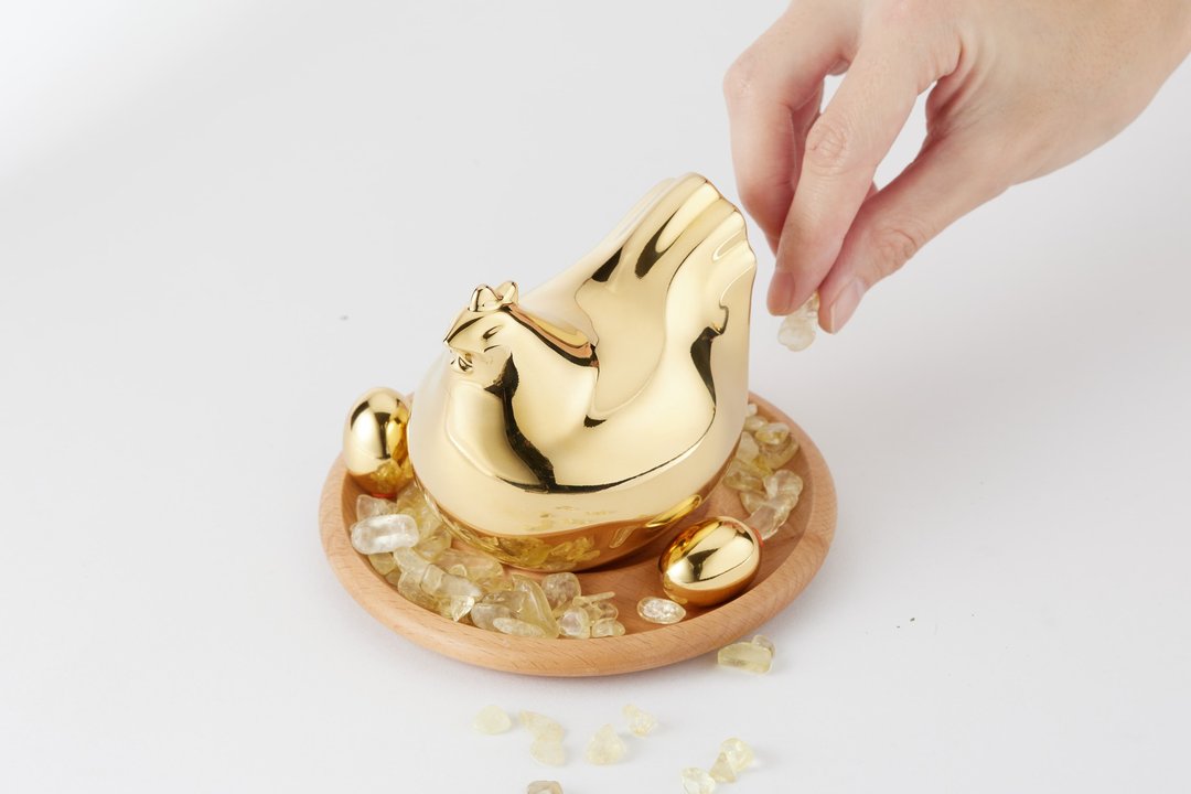 【招财招好运必备】亮面款 金鸡母组 (招财金) - 摆饰 - 铝合金 多色