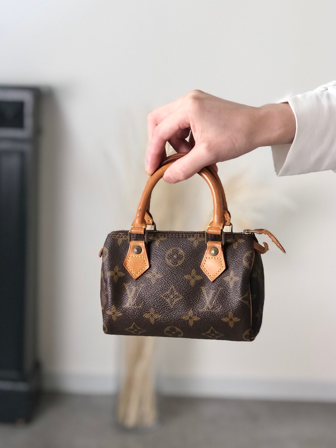 LV Monogram 迷你 Speedy 手提包 M41534 老花 - 手提包/手提袋 - 防水材质 咖啡色