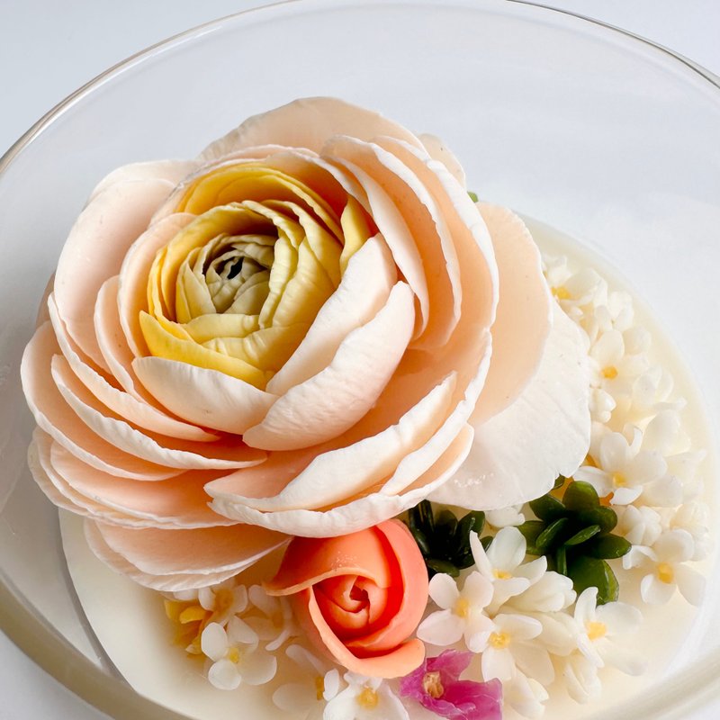 陆莲蜜蜡花丨蜡烛丨香氛丨小花盒丨礼物丨公仔丨定制化 - 蜡烛/烛台 - 蜡 粉红色