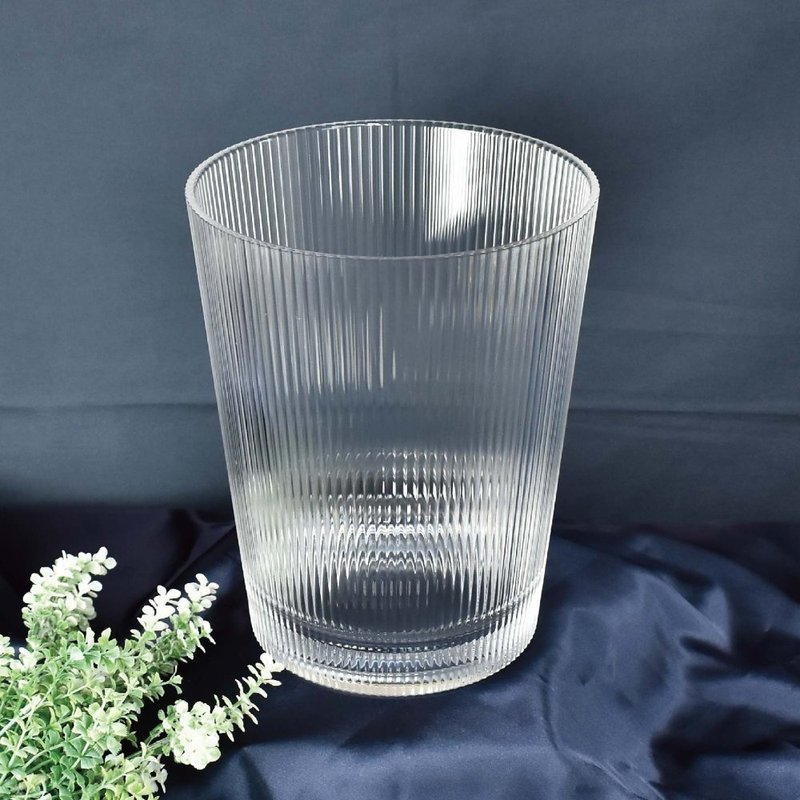 【美的空间】透明压克力条纹造型垃圾桶伞桶收纳桶 - 垃圾桶 - 压克力 透明