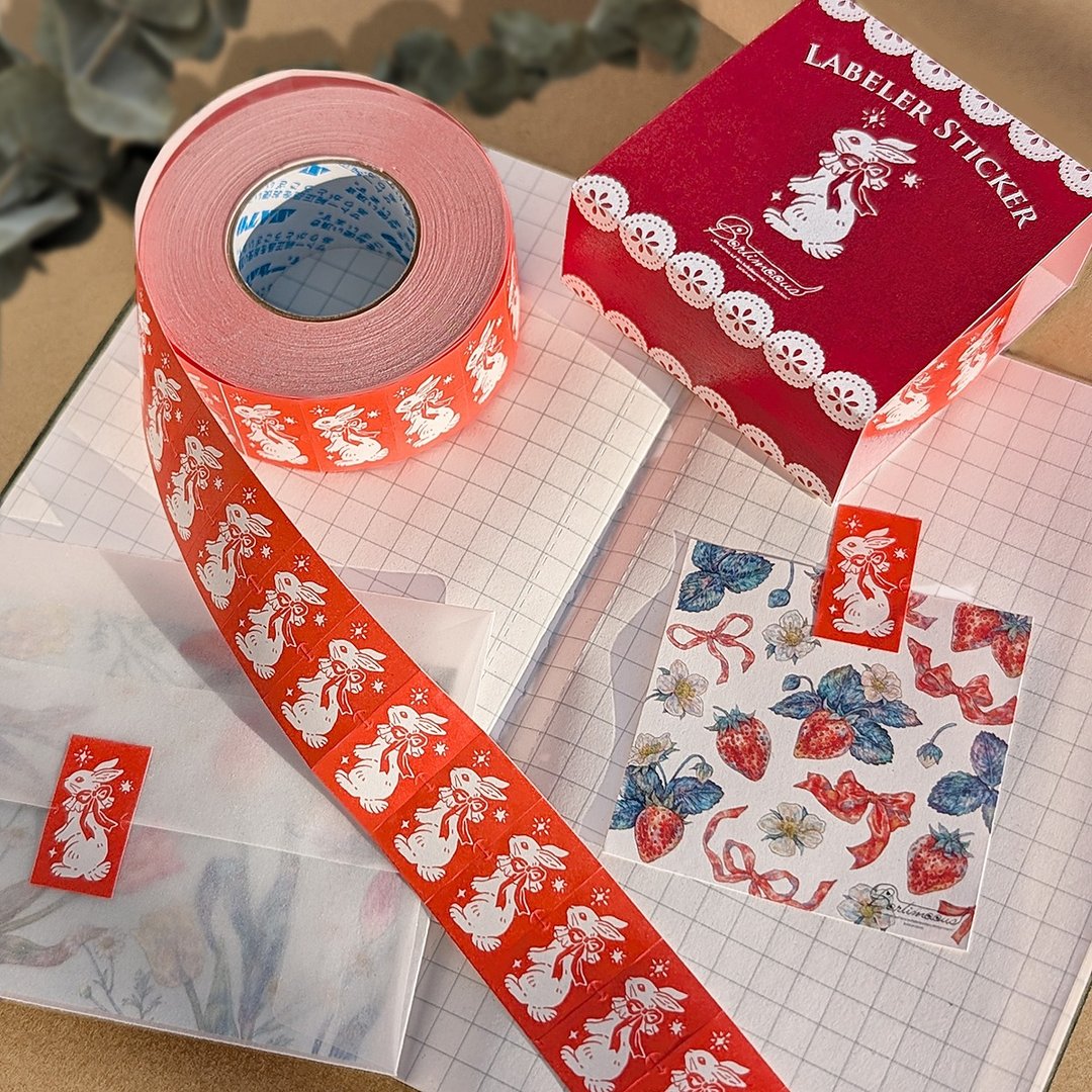 标签贴纸 兔子 - 贴纸 - 纸 
