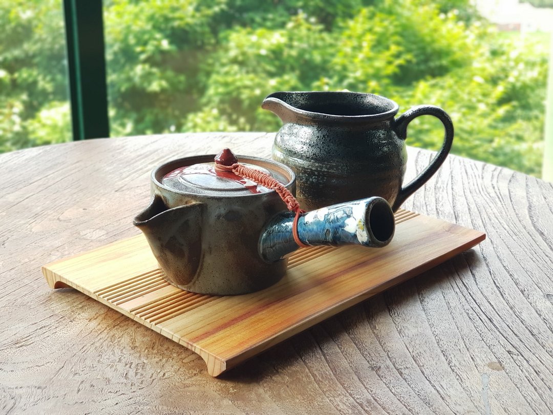 【BESTAR】 台湾杉茶具托盘 - 托盘/砧板 - 木头 黄色