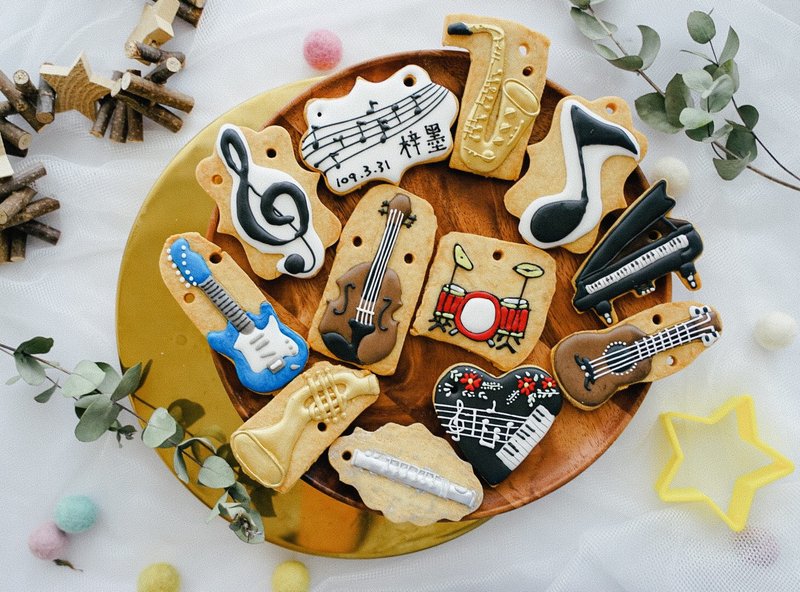 音乐乐器系列  收涎饼干 - 手工饼干 - 新鲜食材 