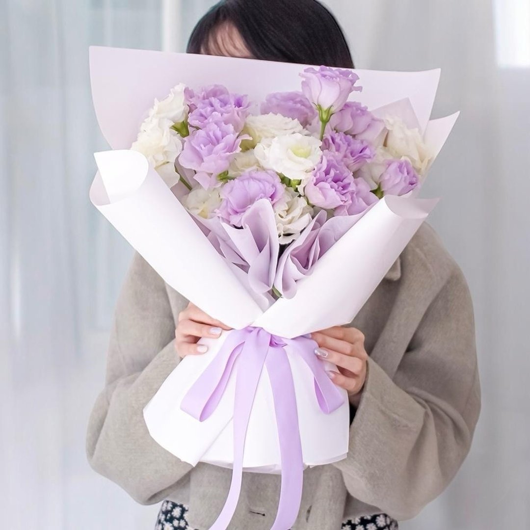 梦幻欧若拉公主桔梗鲜花花束 - 植栽 - 植物．花 紫色