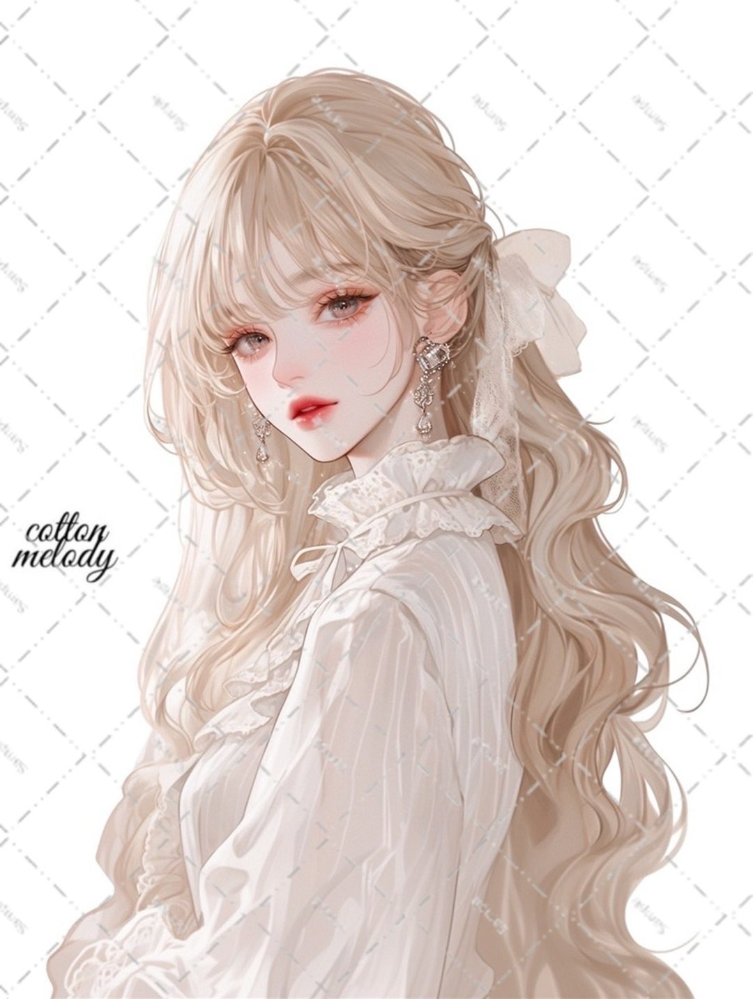 原创贴纸 no.6253 人物贴纸 原创贴纸 女孩贴纸 原创人物贴纸 - 贴纸 - 纸 